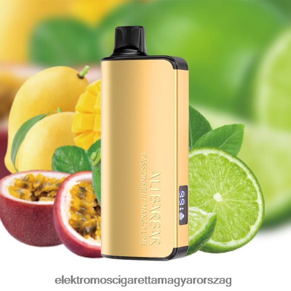 Alibarbar Ingot 20000 eldobható vape passionfruit mangó lime Z2466039 - Elektromos Cigaretta Töltő Vélemények