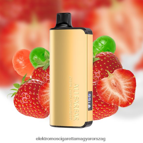 Alibarbar Ingot 9000 eldobható vape chupa chups eper Z2466017 - Elektromos Cigaretta Rendelés