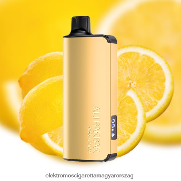Alibarbar Ingot 9000 eldobható vape rózsaszín citrom Z2466023 - Elektromos Cigaretta Liquid