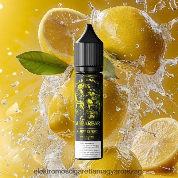 Alibarbar vízipipa ónix citrom citrus Z2466090 - Elektromos Cigaretta Töltő Alkatrészek