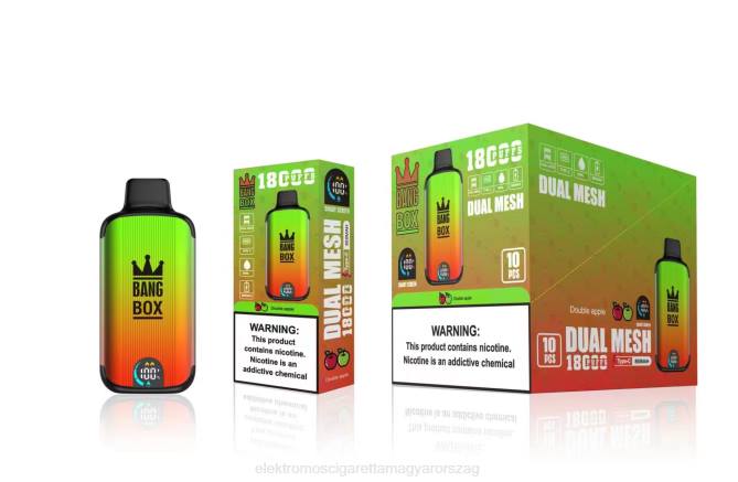 Bang Box 18000 fújás dupla alma 6PF693 - Elektromos Cigaretta Repülő
