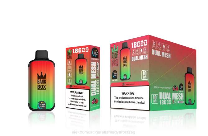 Bang Box 18000 fújás epres görögdinnye 6PF688 - Elektromos Cigaretta Töltő Alkatrészek