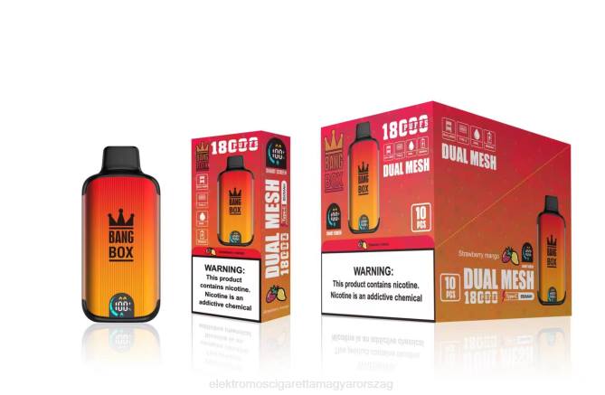 Bang Box 18000 fújás epres mangó 6PF699 - Elektromos Cigaretta Töltő