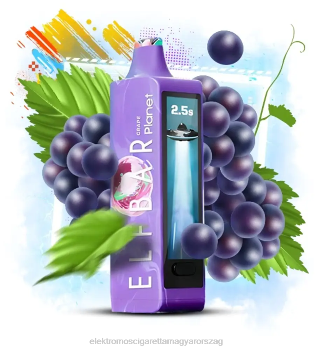 Vape Nagykereskedés 0RD213 Elf Bar Planet 25000 szőlő