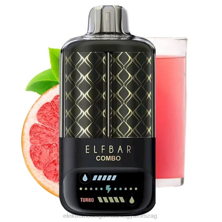 rózsaszín limonádé és grapefruit