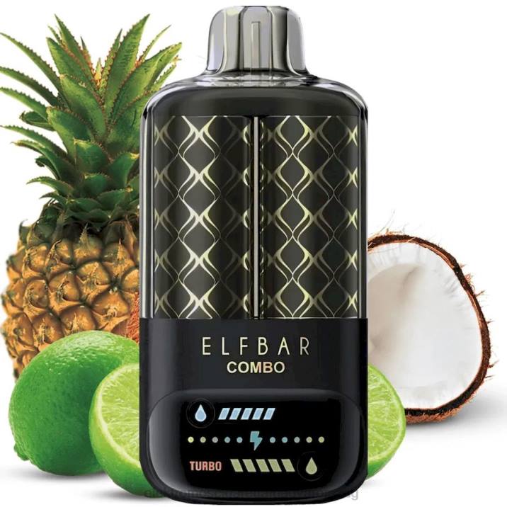 Elektromos Cigaretta Repülő 0RD25 Elf Bar Combo 25000 lime és ananász