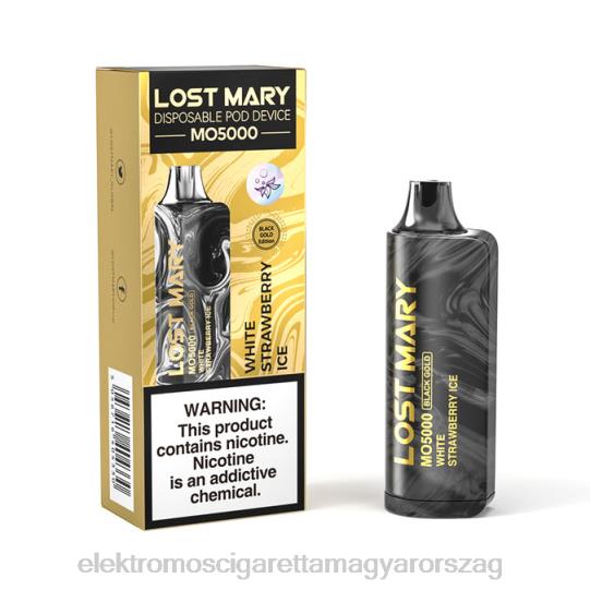 fehér eper jég LPPNH347 Elektromos Cigaretta Rendelés - LOST MARY MO5000 fekete arany 10ml
