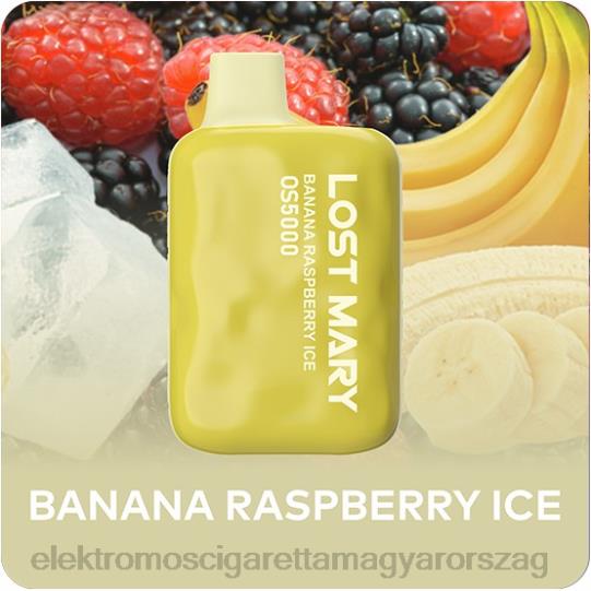 banán málna jég