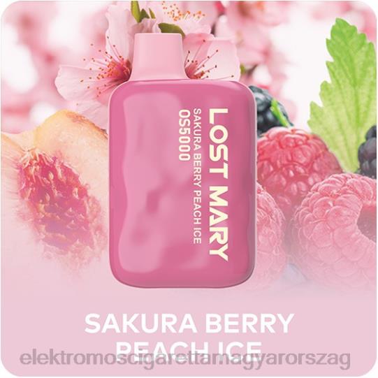 sakura bogyó barack jég