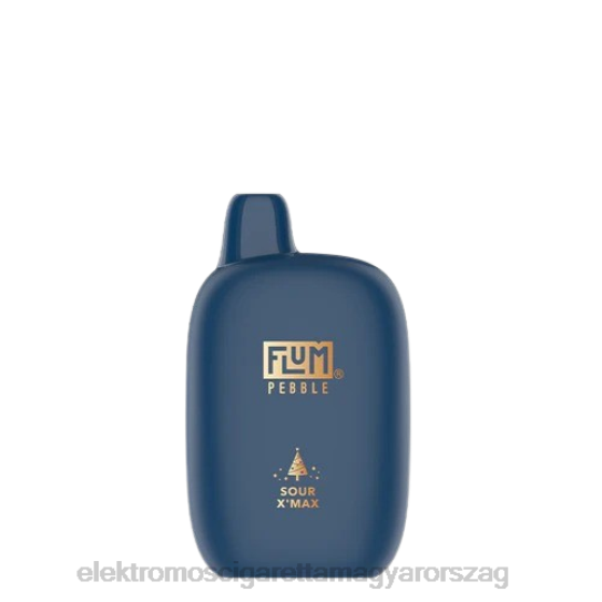 FLUM PEBBLES 6000 puff (karácsonyi kiadás) savanyú xmax 8DDRP10 - Elektromos Cigaretta Töltő Alkatrészek