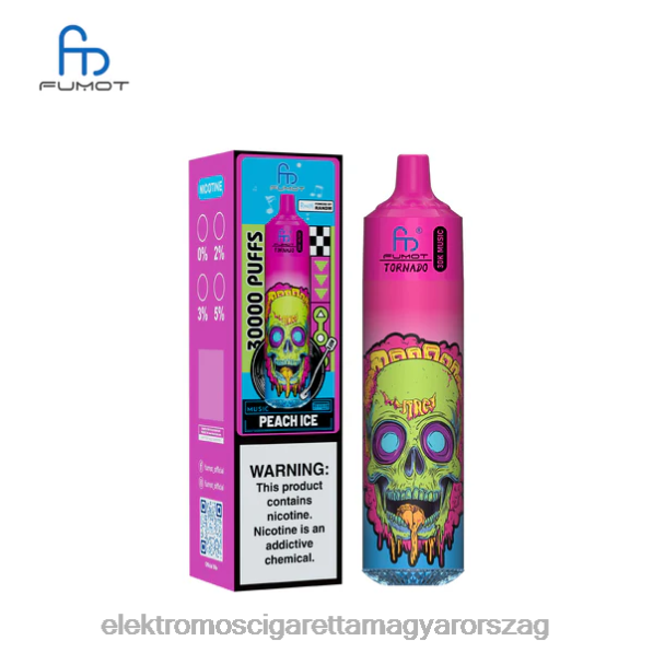 Fumot Tornado 30k zene barack jég 4HJJV20 - Elektromos Cigaretta Töltő Alkatrészek