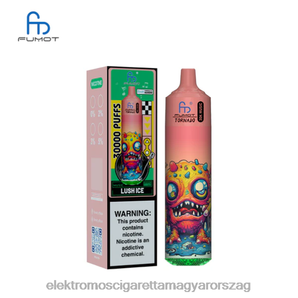 Fumot Tornado 30k zene buja jég 4HJJV17 - Elektromos Cigaretta Rendelés