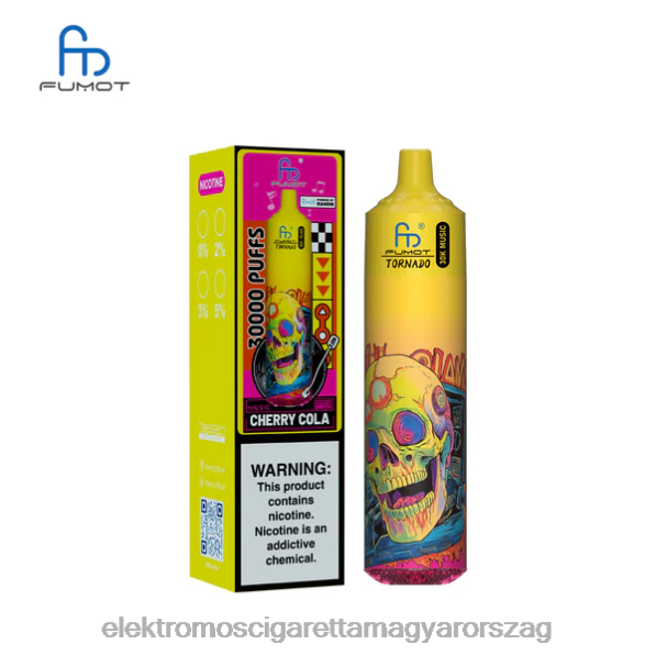 Fumot Tornado 30k zene cseresznye kóla 4HJJV8 - Elektromos Cigaretta Bolt