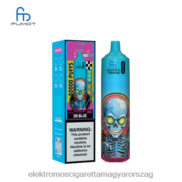 Fumot Tornado 30k zene dr kék 4HJJV12 - Elektromos Cigaretta Fajták