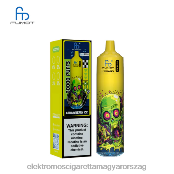 Fumot Tornado 30k zene eper jég 4HJJV26 - Elektromos Cigaretta Árak