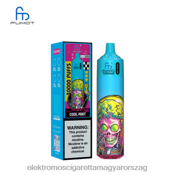 Fumot Tornado 30k zene hűvös menta 4HJJV10 - Elektromos Cigaretta Töltő Alkatrészek
