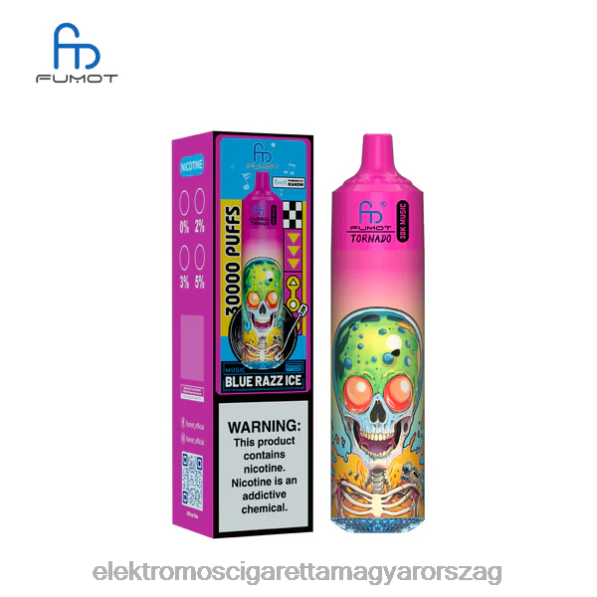 Fumot Tornado 30k zene kék razz jég 4HJJV3 - Elektromos Cigaretta Liquid