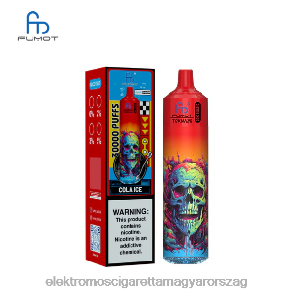 Fumot Tornado 30k zene kóla jég 4HJJV9 - Elektromos Cigaretta Töltő Vélemények