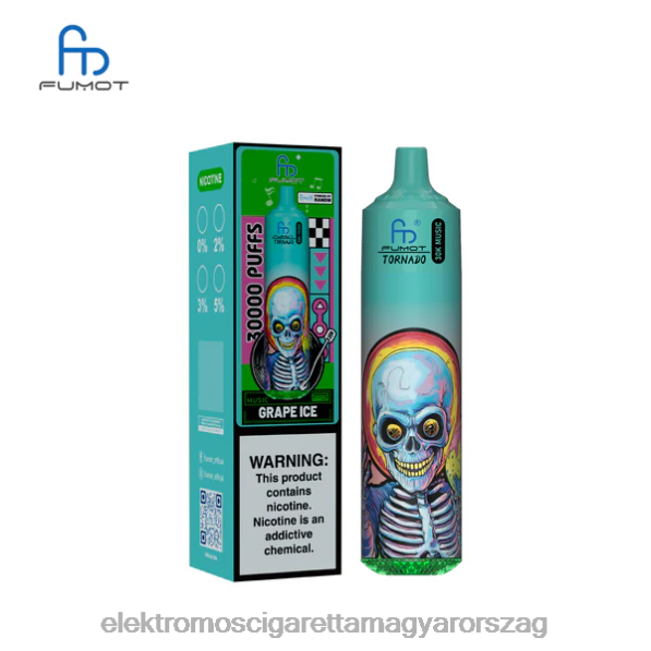 Fumot Tornado 30k zene szőlőjég 4HJJV13 - Elektromos Cigaretta Liquid