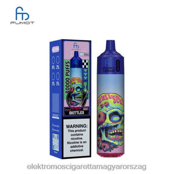 Fumot Tornado 30k zene teke 4HJJV24 - Vape Nagykereskedés