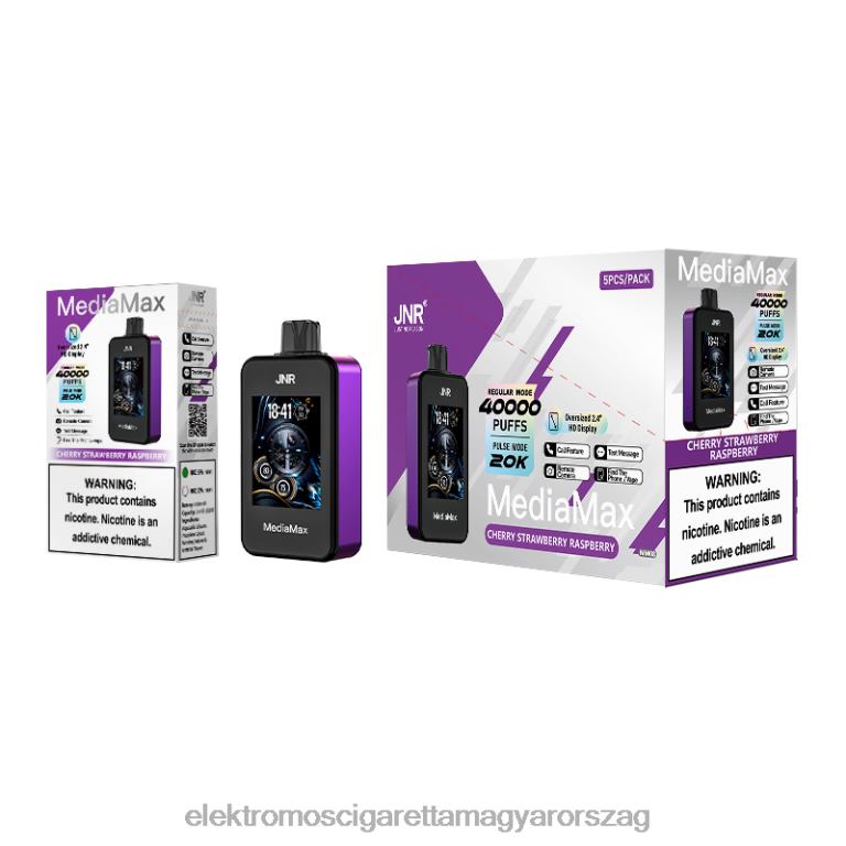 JNR MediaMax 40k puff cseresznye eper málna 6624814 | Vape Nagykereskedés