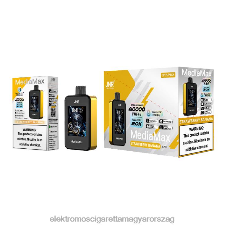 JNR MediaMax 40k puff eper banán 6624816 | Elektromos Cigaretta Árak