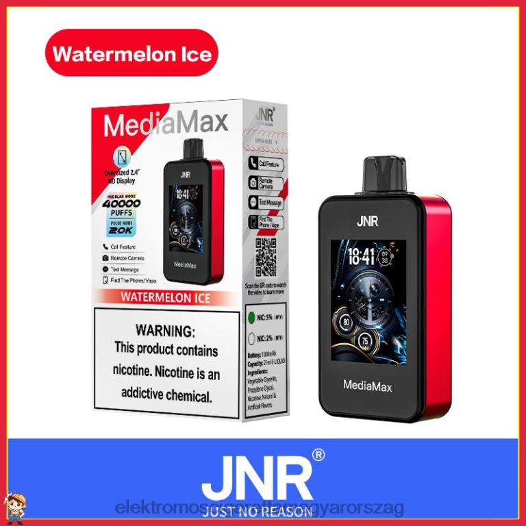 JNR MediaMax 40k puff görögdinnye jég 6624818 | Elektromos Cigaretta Bolt