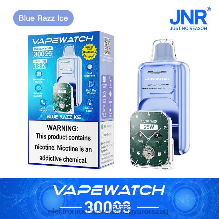 JNR vape óra kék razz jég 6624811 | Elektromos Cigaretta Töltő