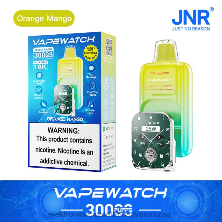 JNR vape óra narancssárga mangó 662482 | Elektromos Cigaretta Fajták