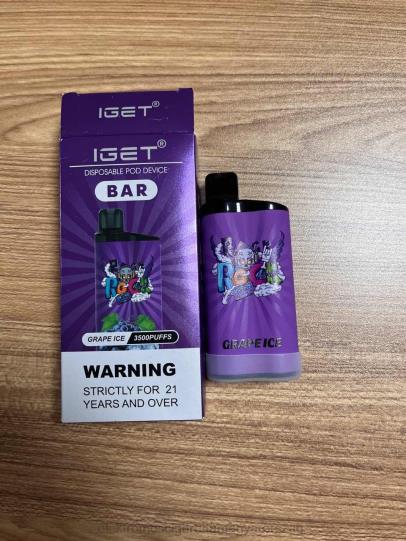 szőlőjég LPPNH88 Elektromos Cigaretta Bolt - IGET BAR 3500 5% nikotin