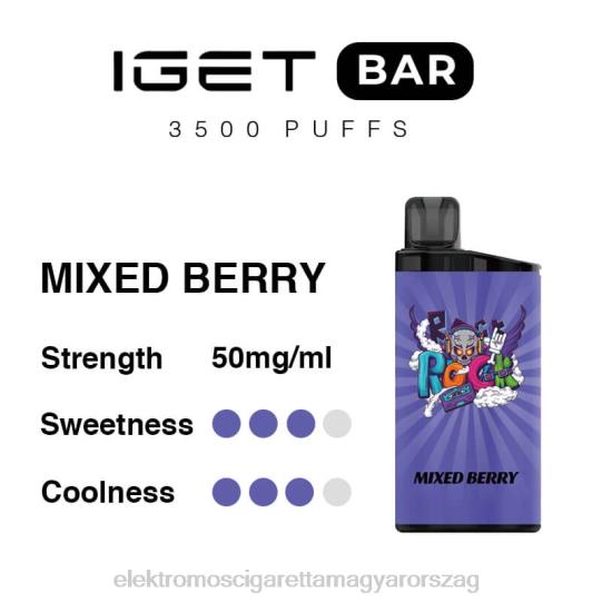 vegyes bogyó LPPNH94 Vape Nagykereskedés - IGET BAR 3500 5% nikotin