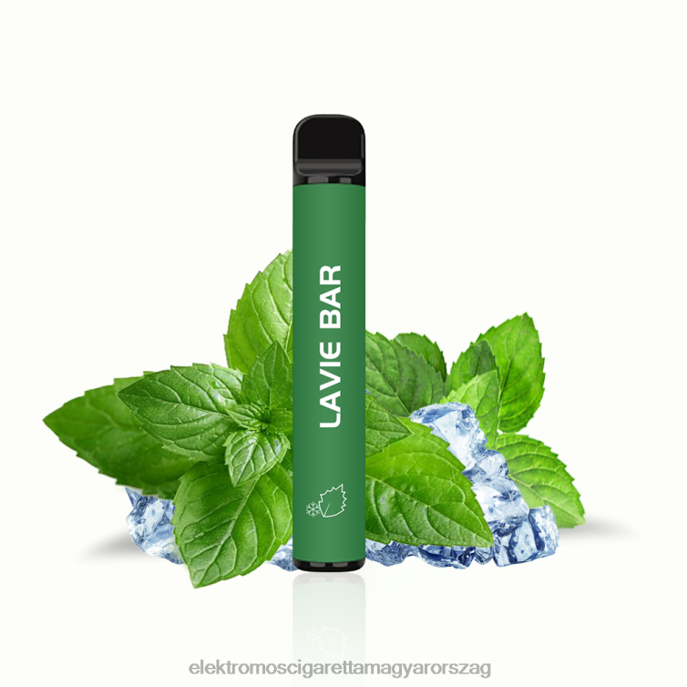 LAVIE BAR 2%-os verzió 800 fújás hűvös menta 62VL4320 - Elektromos Cigaretta Töltő Alkatrészek