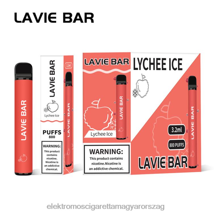 LAVIE BAR 800 fújás licsi jég 62VL4313 - Elektromos Cigaretta Liquid