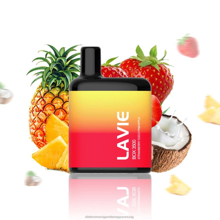 LAVIE BOX 3500 fújás epres kókusz ananász 62VL4207 - Elektromos Cigaretta Rendelés