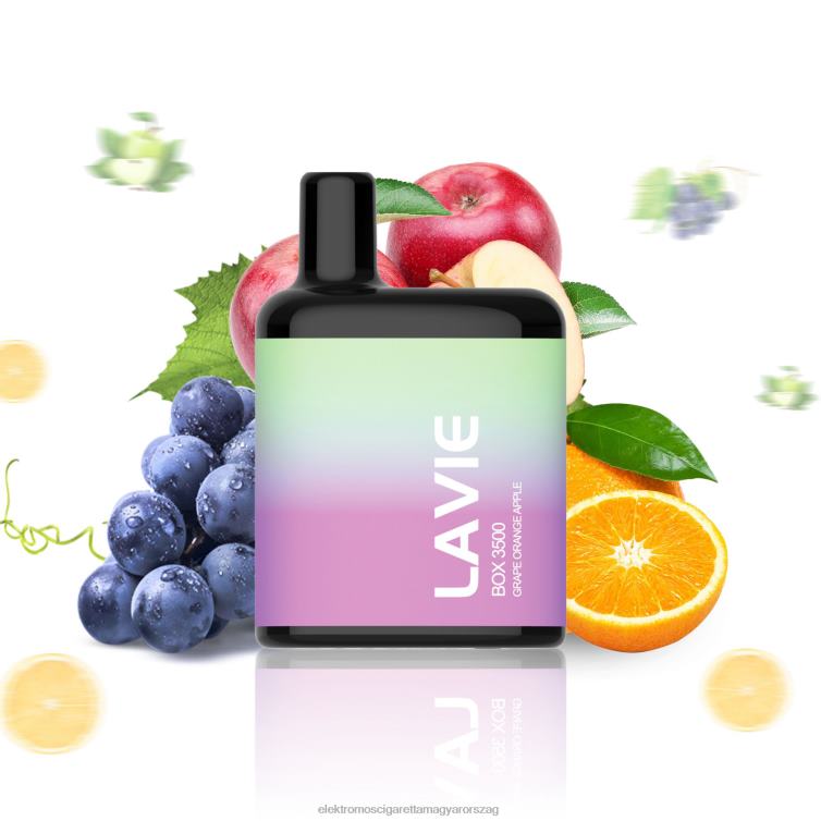 LAVIE BOX 3500 fújás szőlő narancs alma 62VL4212 - Elektromos Cigaretta Fajták