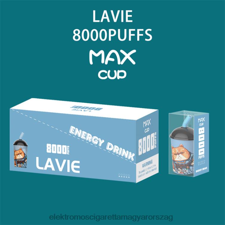 LAVIE Max Cup 8000 fújás energiaital 62VL4259 - Elektromos Cigaretta Töltő Vélemények