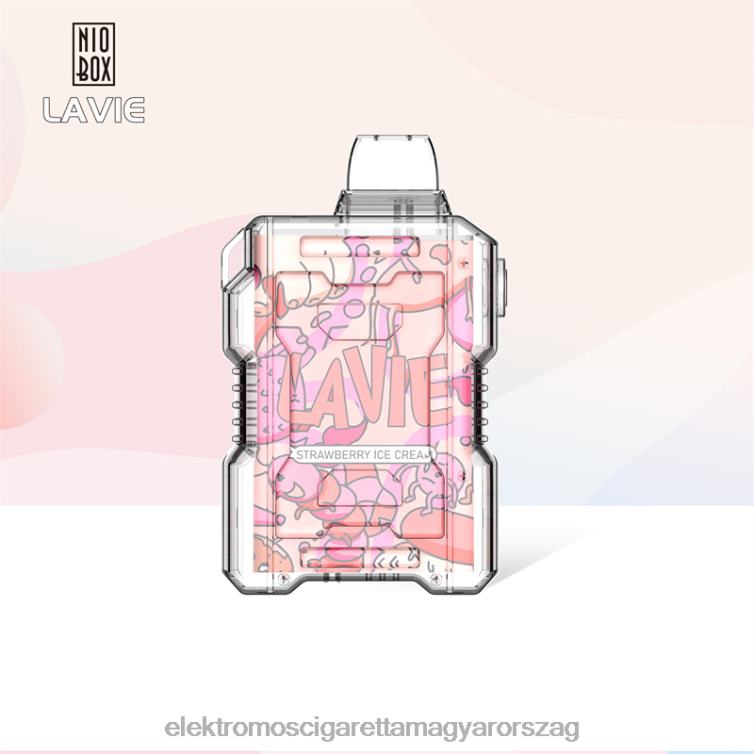 LAVIE NIO BOX 9000 fújás eper fagylalt 62VL4196 - Elektromos Cigaretta Árak