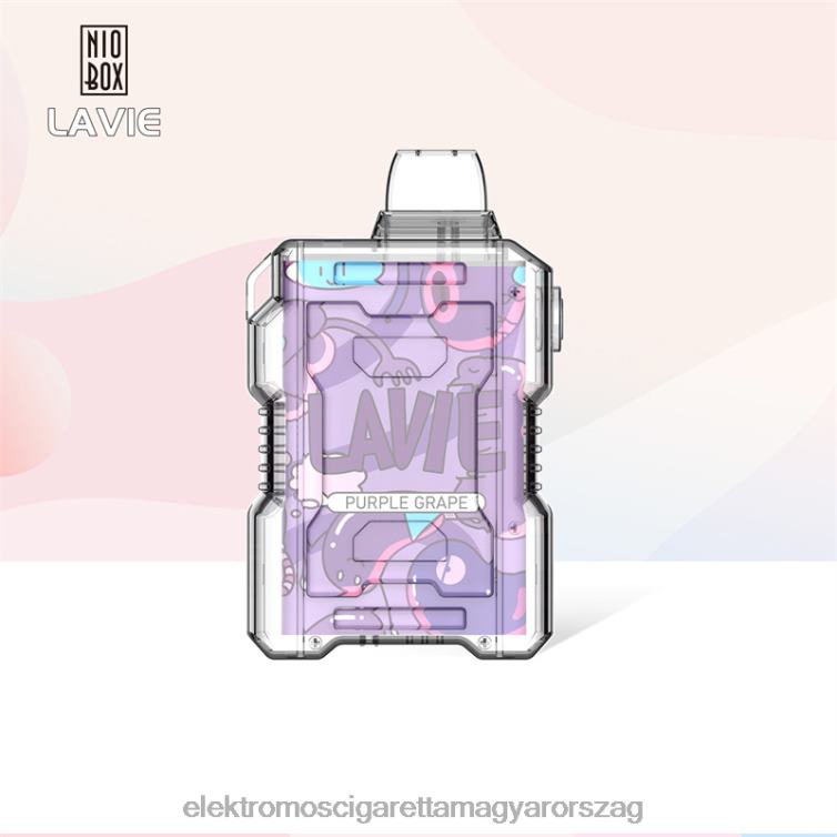 LAVIE NIO BOX 9000 fújás lila szőlő 62VL4192 - Elektromos Cigaretta Fajták