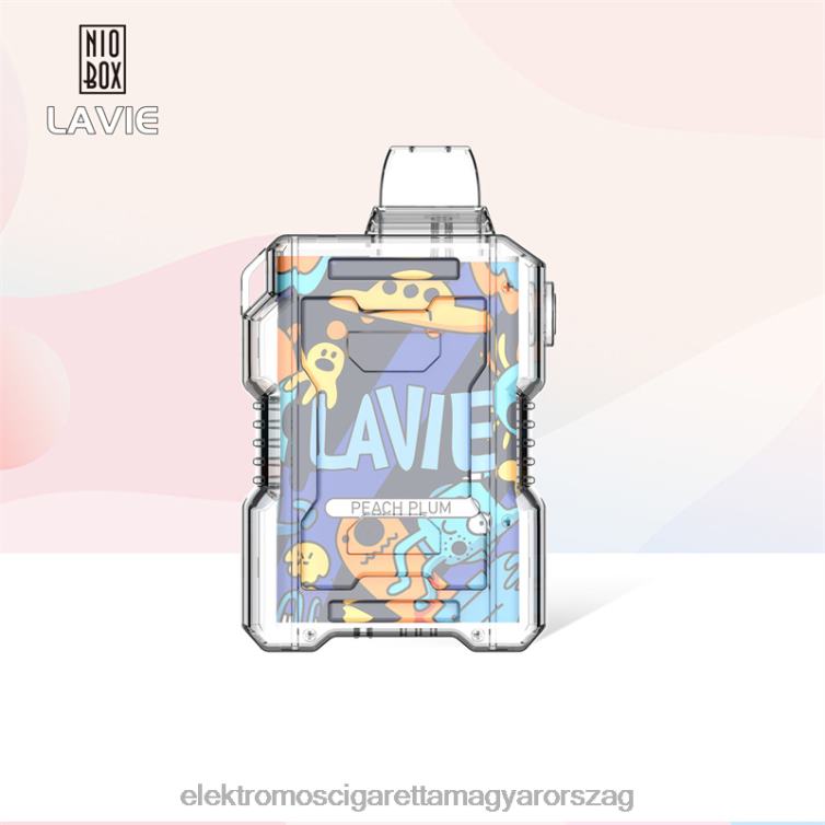 LAVIE NIO BOX 9000 fújás őszibarack szilva 62VL4198 - Elektromos Cigaretta Bolt