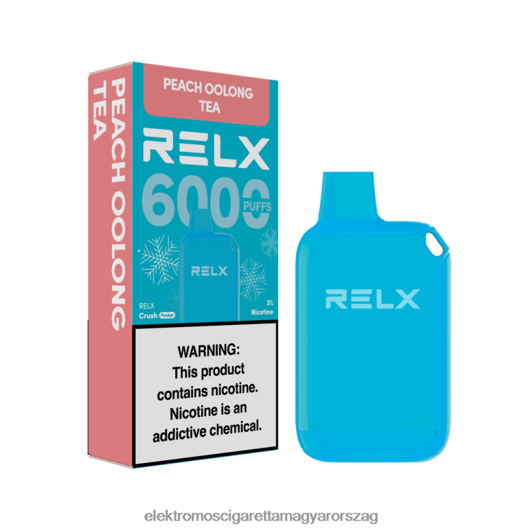 RELX Crush Pocket 6000 jeges barack oolong tea 62DB8210 - Elektromos Cigaretta Töltő Alkatrészek