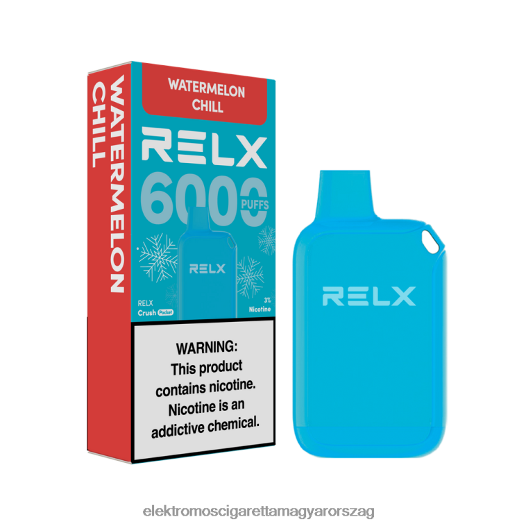 RELX Crush Pocket 6000 jeges görögdinnye chill 62DB8224 - Vape Nagykereskedés