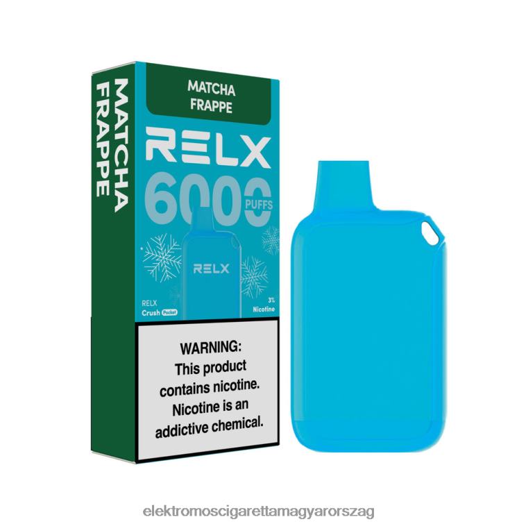 RELX Crush Pocket 6000 jeges matcha frappe 62DB8217 - Elektromos Cigaretta Rendelés