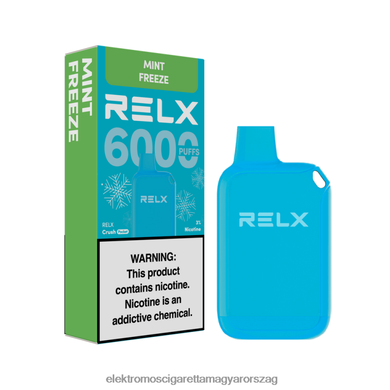 RELX Crush Pocket 6000 jeges mentafagyasztás 62DB8212 - Elektromos Cigaretta Fajták