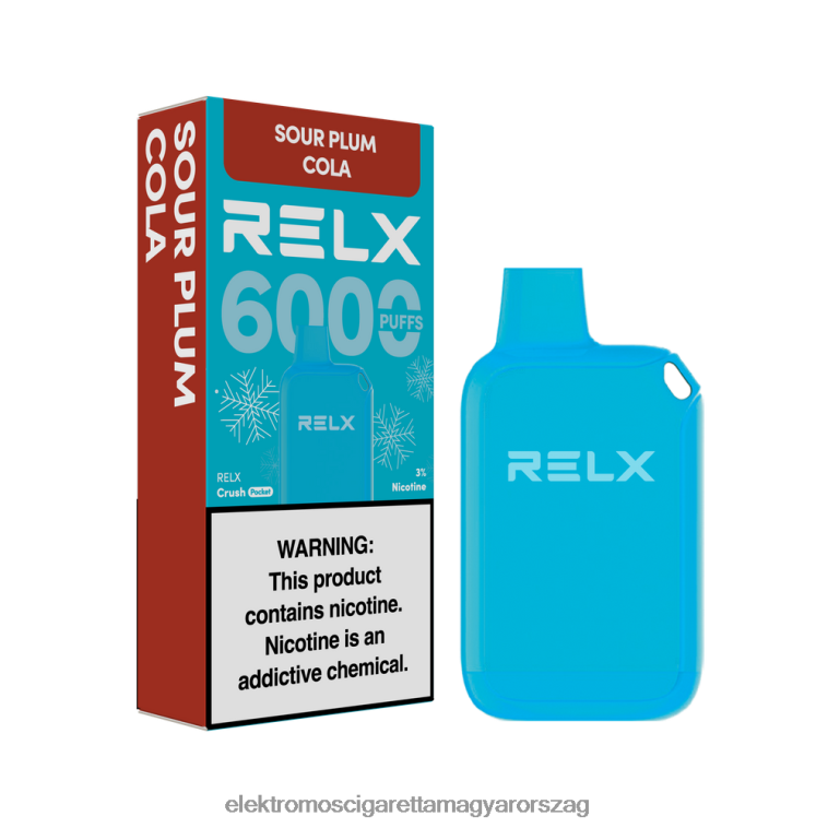 RELX Crush Pocket 6000 jeges savanyú szilva kóla 62DB8219 - Elektromos Cigaretta Töltő Vélemények