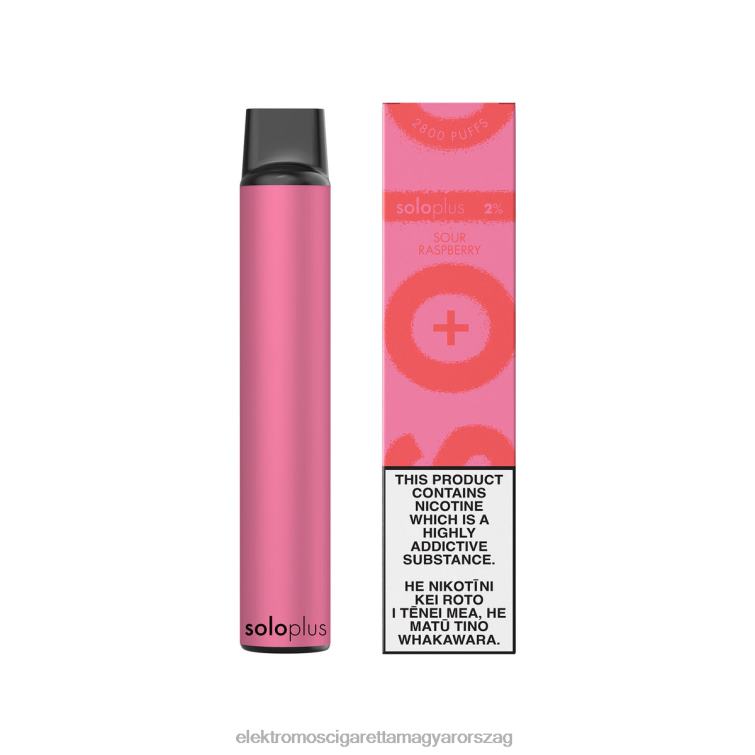 Solo Plus eldobható vape savanyú málna V6RNL35 - Elektromos Cigaretta Repülő