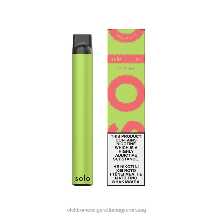 Solo eldobható vape savanyú mész V6RNL18 - Elektromos Cigaretta Bolt