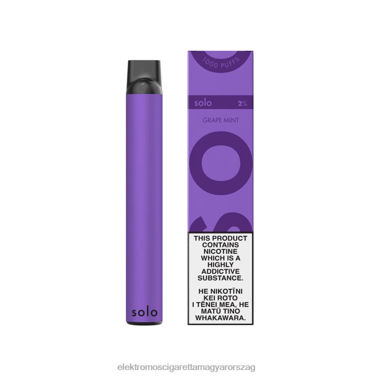 Solo eldobható vape szőlő menta V6RNL7 - Elektromos Cigaretta Rendelés
