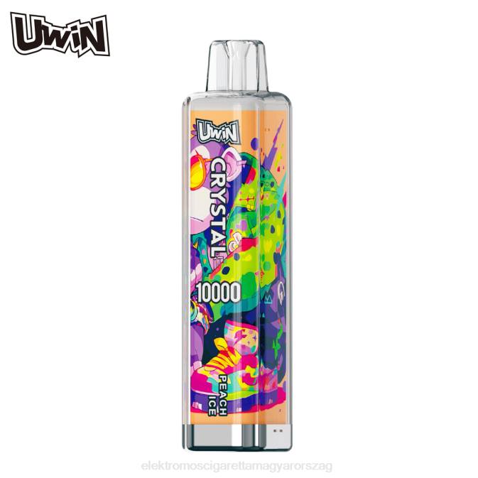 UWIN CRYSTAL 10000 eldobható vape barack jég 442810 - Elektromos Cigaretta Töltő Alkatrészek