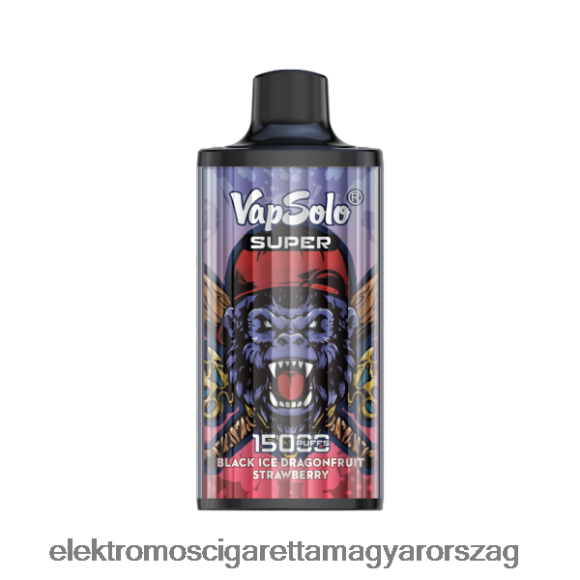 Vapsolo SUPER eldobható vape fekete jég drangofruit eper Z24660107 - Elektromos Cigaretta Rendelés