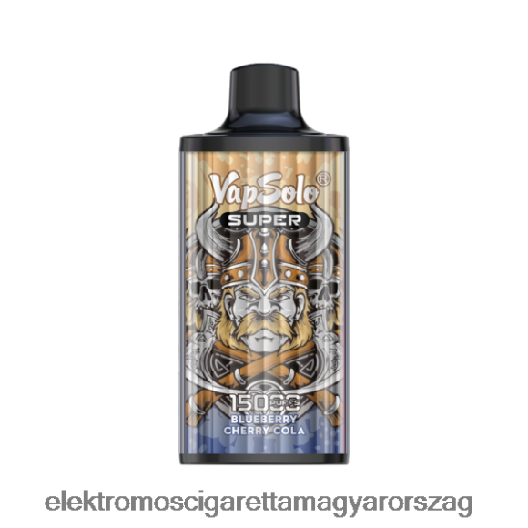 Vapsolo SUPER eldobható vape áfonyás cseresznye kóla Z24660109 - Elektromos Cigaretta Töltő Vélemények